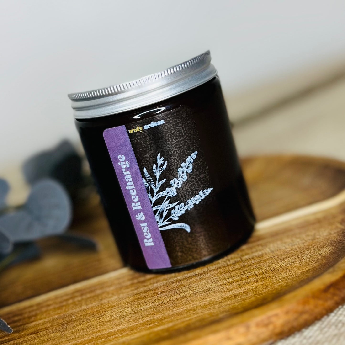 Aromatherapy Soy Wax Candle | Essential Oil Candle (v)