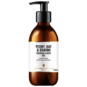 Peony, Bay and Brahmi Soothing Shower and Bath Gel
