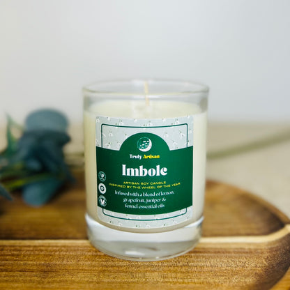 Imbolc Candle | Juniper, Fennel, Lemon and Grapefruit (v)