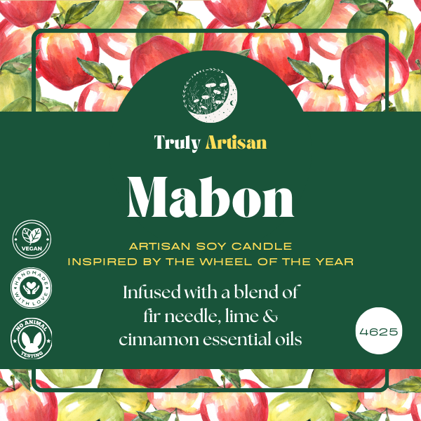 Mabon Candle | Fir Needle, Lime and Cinnamon Candle (v)