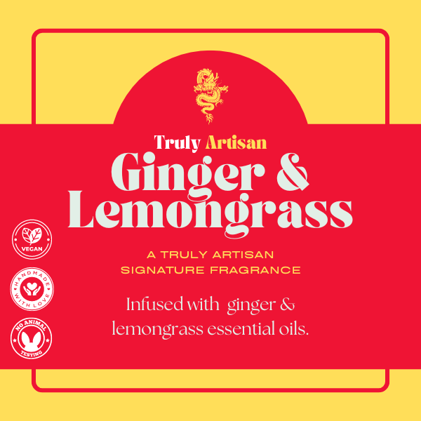 Ginger and Lemongrass Candle (v)