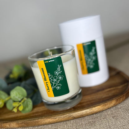 Snowdrop Soy Wax Candle | January Botanical Candle (v)