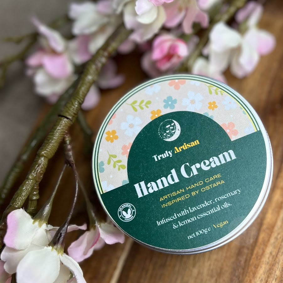 Ostara Hand Cream | Lavender, Rosemary & Lemon Hand Cream (v)