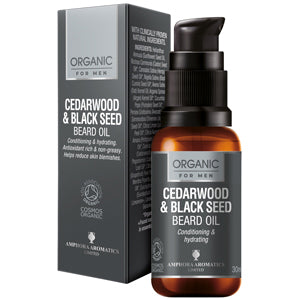 Cedarwood and Black Seed Beard Oil COSMOS Organic