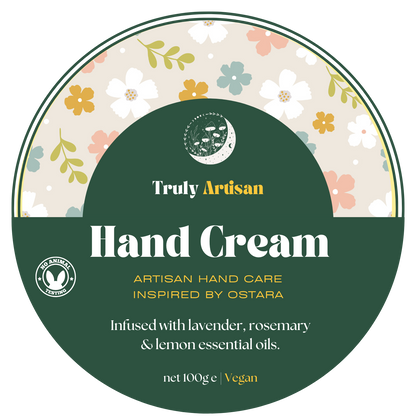 Ostara Hand Cream | Lavender, Rosemary & Lemon Hand Cream (v)