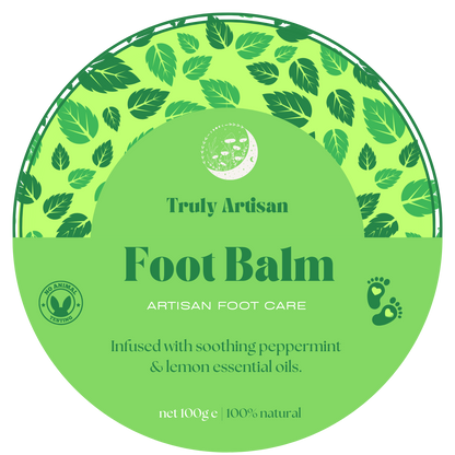 Soothing Peppermint and Lemon Foot Balm